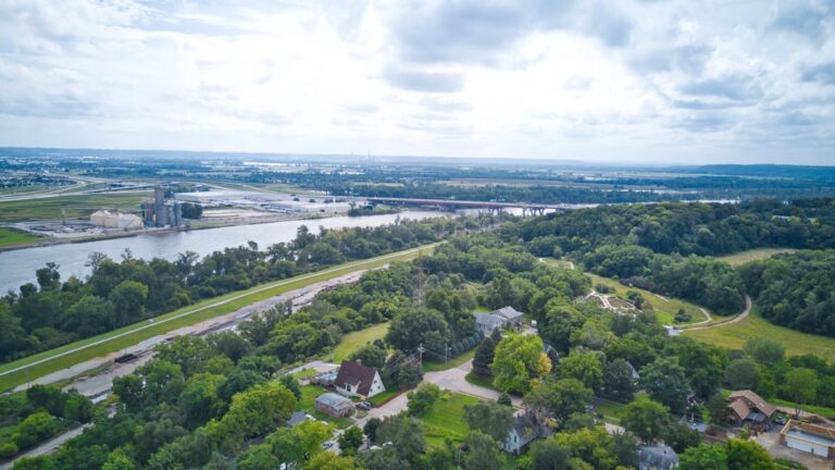 Residential neighborhood in Omaha, Nebraska