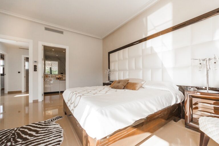 Clean bright home interior prepared for sale with neutral finishes and natural daylight
