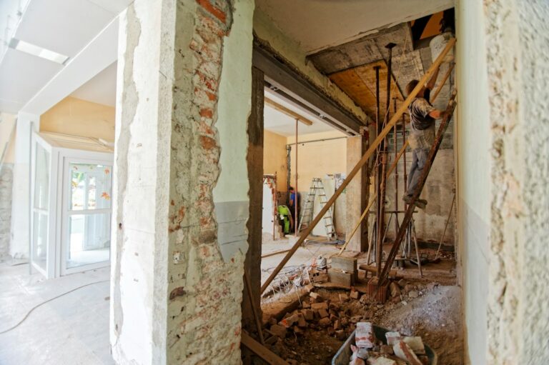 Home under renovation illustrating a seller repair decision after inspection