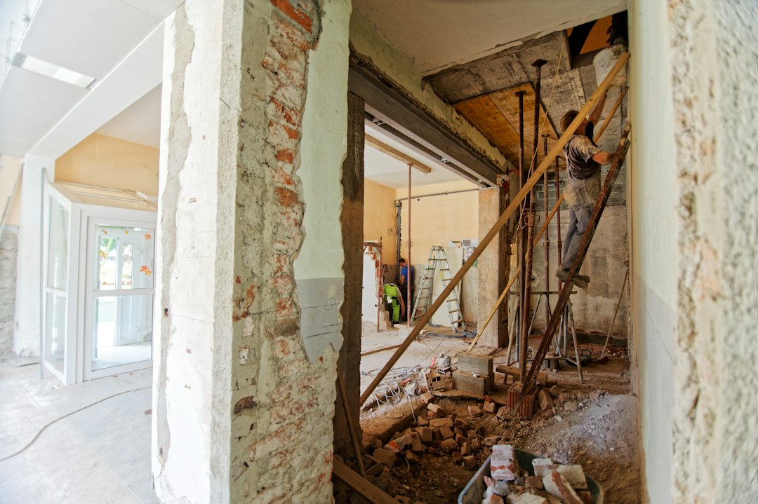 Home under renovation illustrating a seller repair decision after inspection